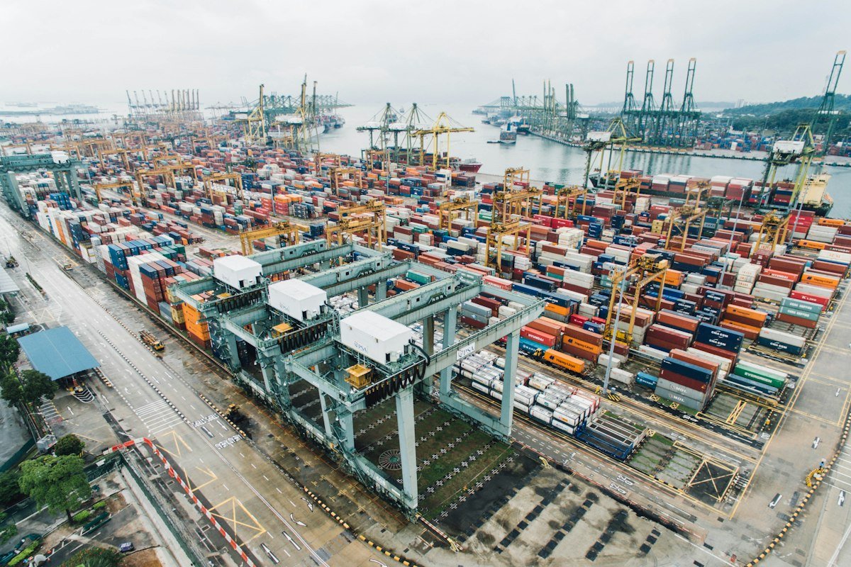 Container terminal at Jebel Ali